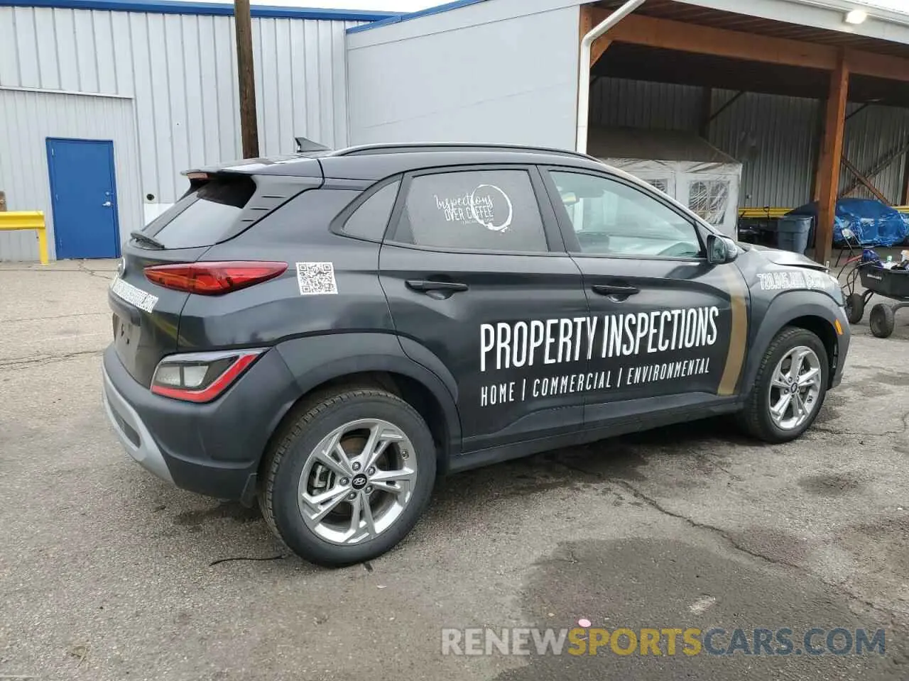3 Photograph of a damaged car KM8K6CAB8NU901508 HYUNDAI KONA 2022
