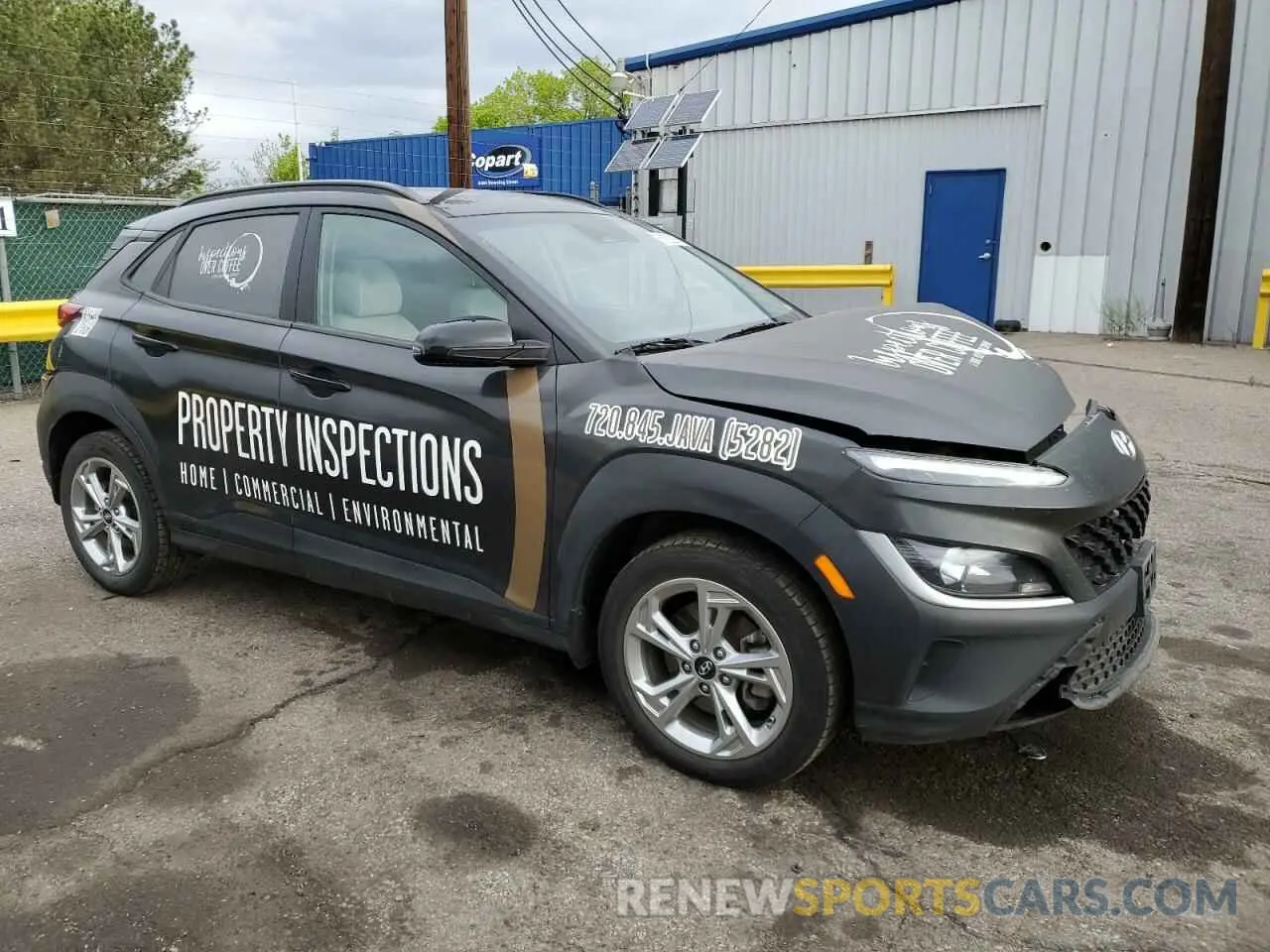 4 Photograph of a damaged car KM8K6CAB8NU901508 HYUNDAI KONA 2022