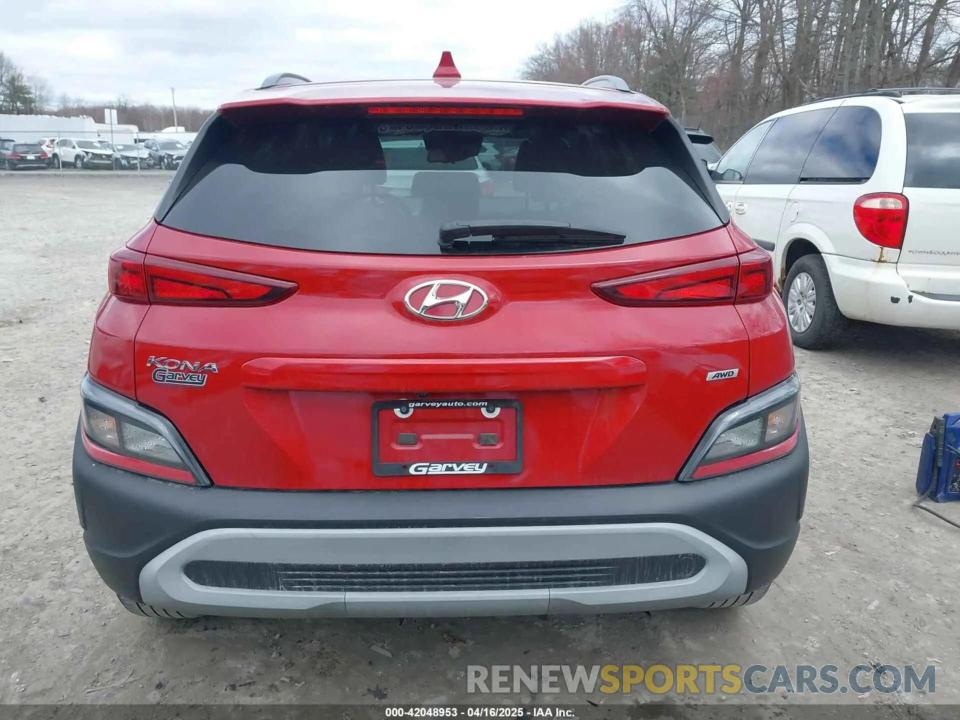 16 Photograph of a damaged car KM8K6CAB9NU777880 HYUNDAI KONA 2022