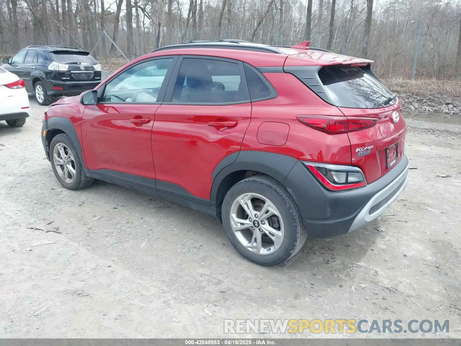 3 Photograph of a damaged car KM8K6CAB9NU777880 HYUNDAI KONA 2022
