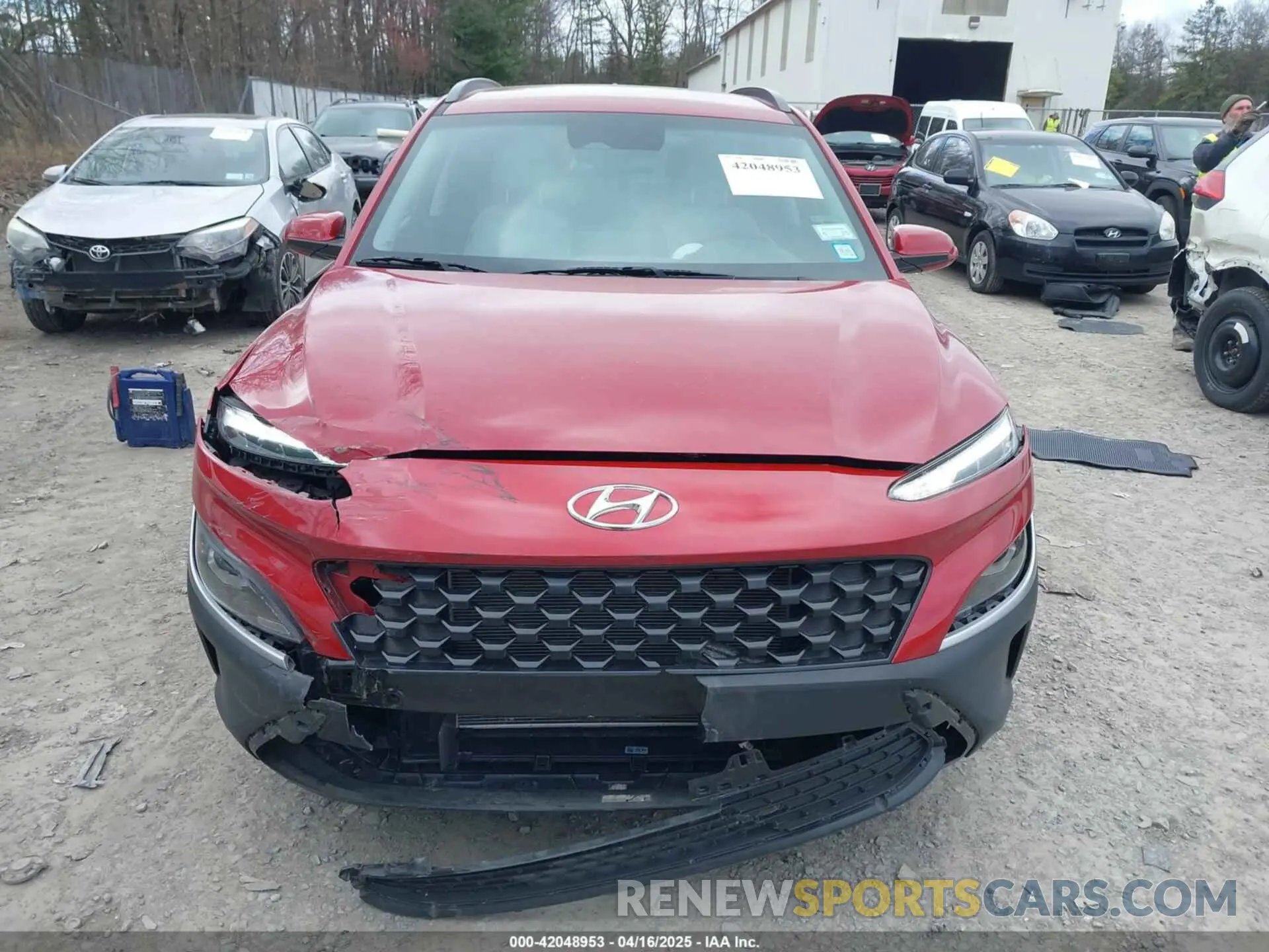 6 Photograph of a damaged car KM8K6CAB9NU777880 HYUNDAI KONA 2022