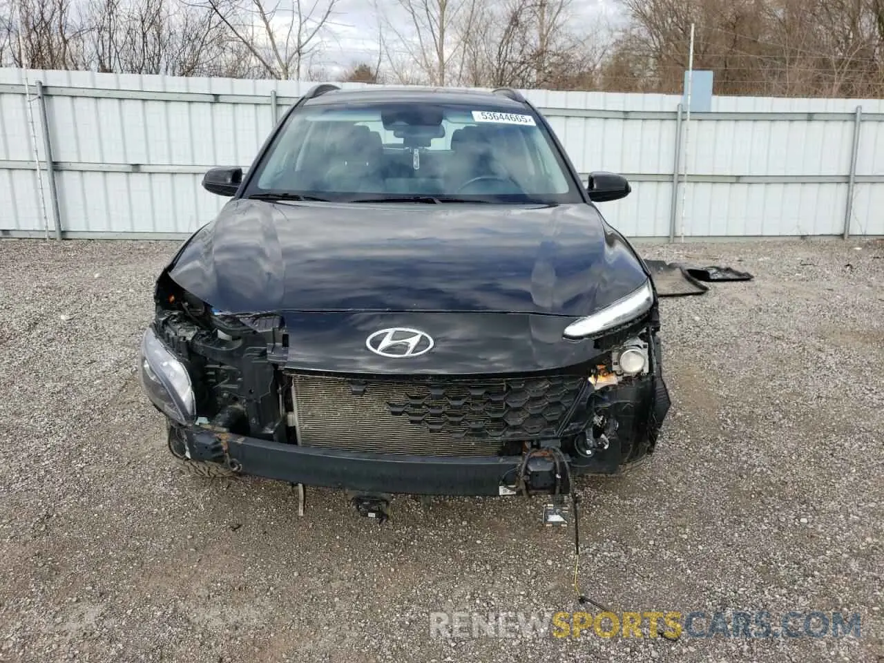 5 Photograph of a damaged car KM8K6CABXNU772610 HYUNDAI KONA 2022