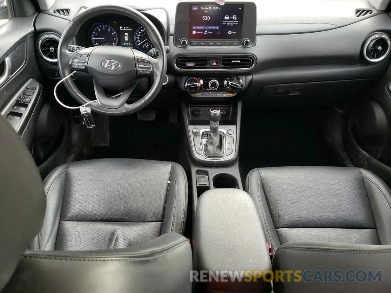 8 Photograph of a damaged car KM8K6CABXNU772610 HYUNDAI KONA 2022