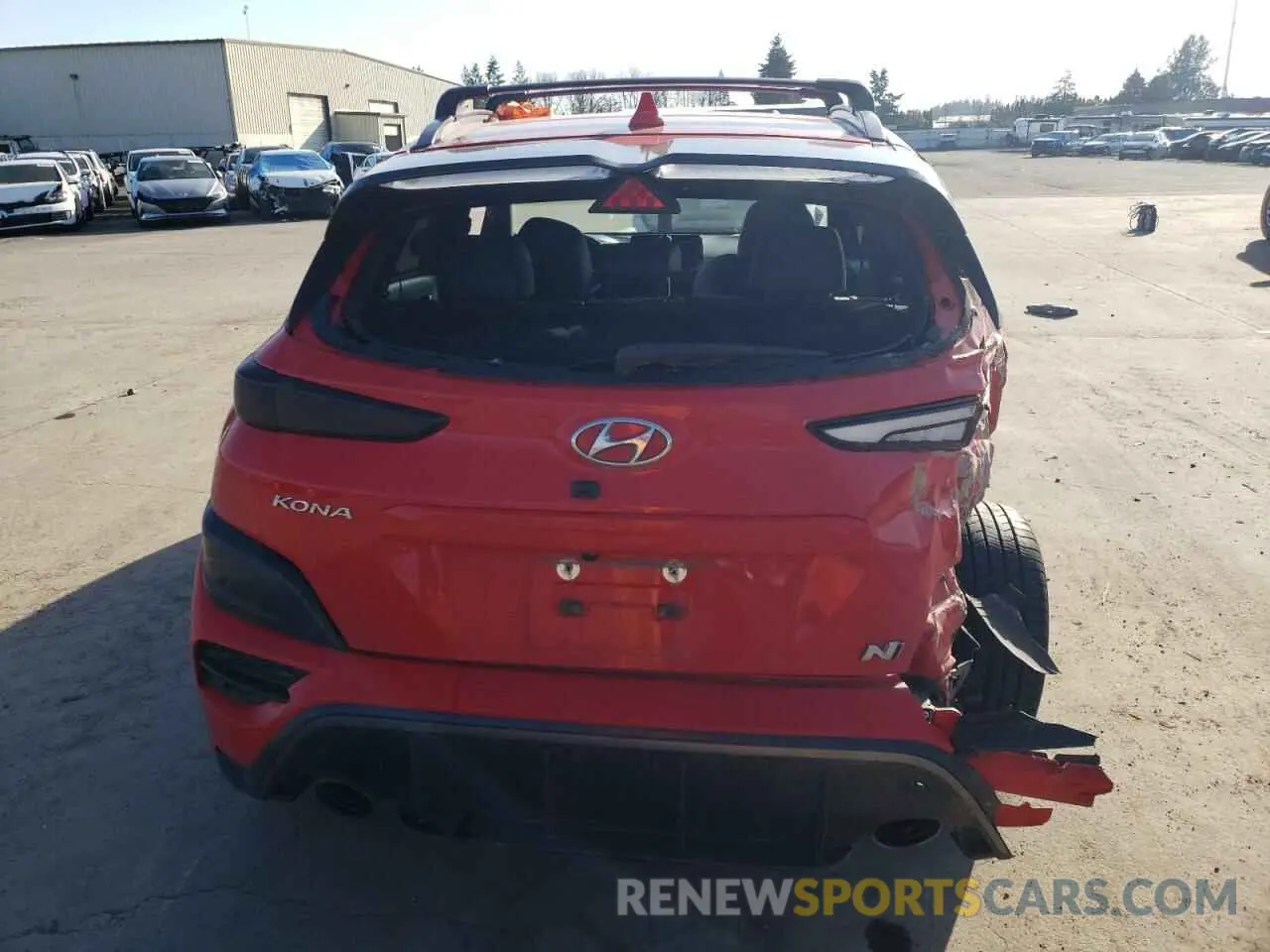 6 Photograph of a damaged car KM8KH3AC2NU002470 HYUNDAI KONA 2022