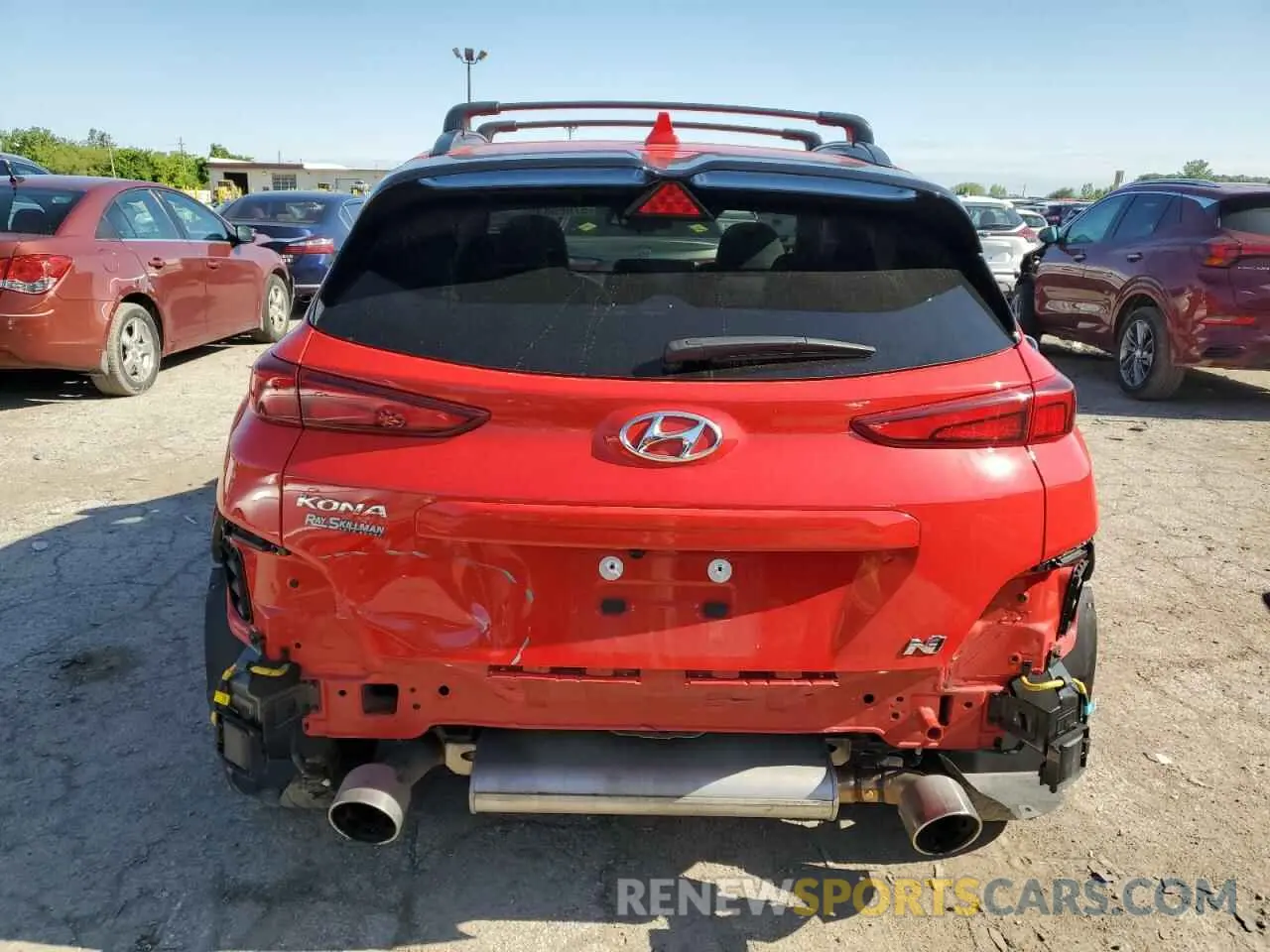 6 Photograph of a damaged car KM8KH3AC5NU002298 HYUNDAI KONA 2022