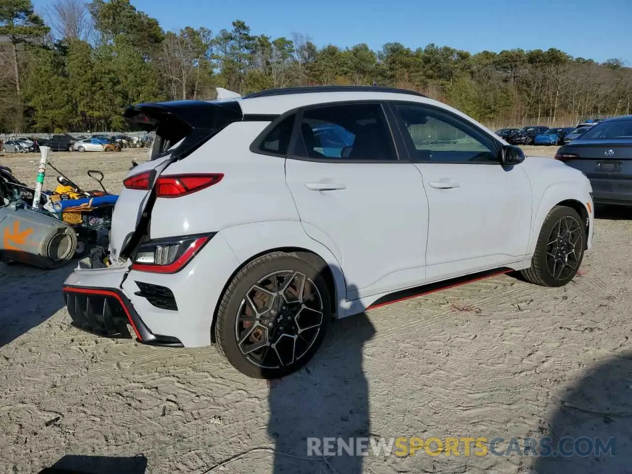 3 Photograph of a damaged car KM8KH3AC6NU004092 HYUNDAI KONA 2022