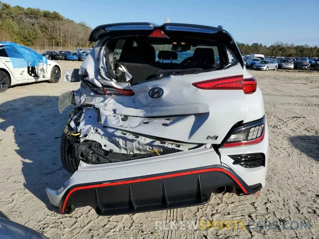 6 Photograph of a damaged car KM8KH3AC6NU004092 HYUNDAI KONA 2022