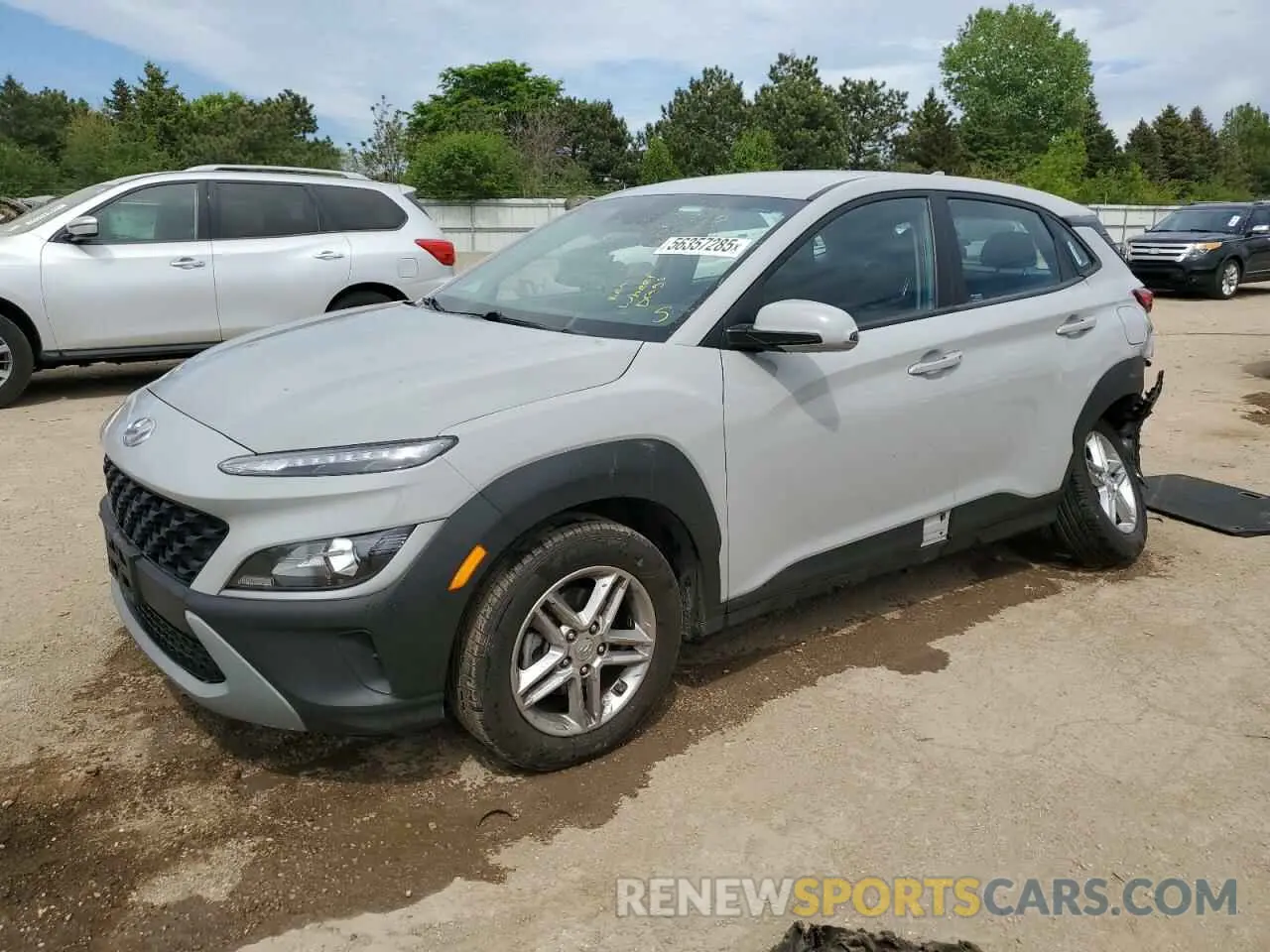 1 Photograph of a damaged car KM8K22AB0PU036820 HYUNDAI KONA 2023