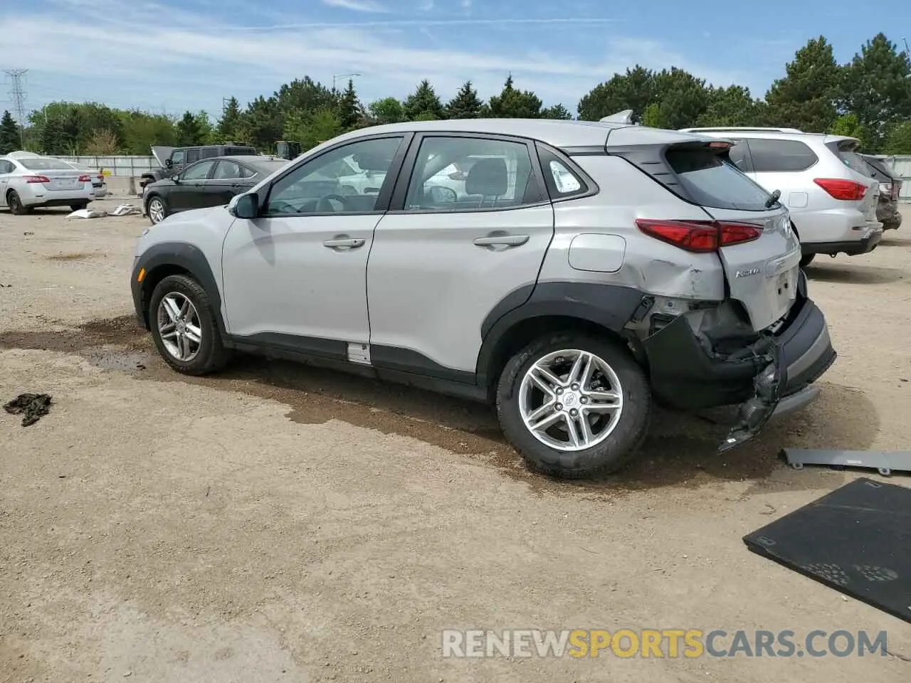 2 Photograph of a damaged car KM8K22AB0PU036820 HYUNDAI KONA 2023