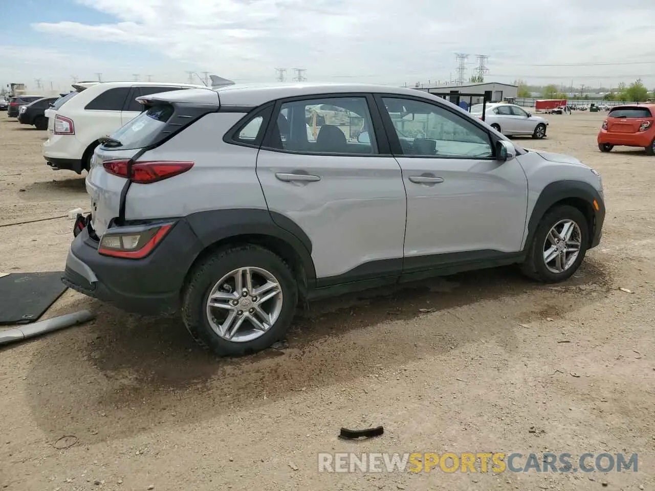 3 Photograph of a damaged car KM8K22AB0PU036820 HYUNDAI KONA 2023
