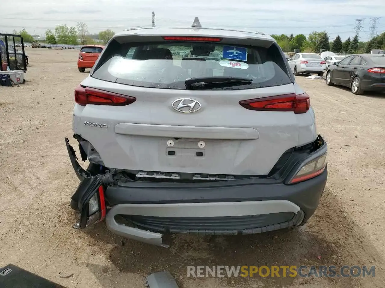 6 Photograph of a damaged car KM8K22AB0PU036820 HYUNDAI KONA 2023