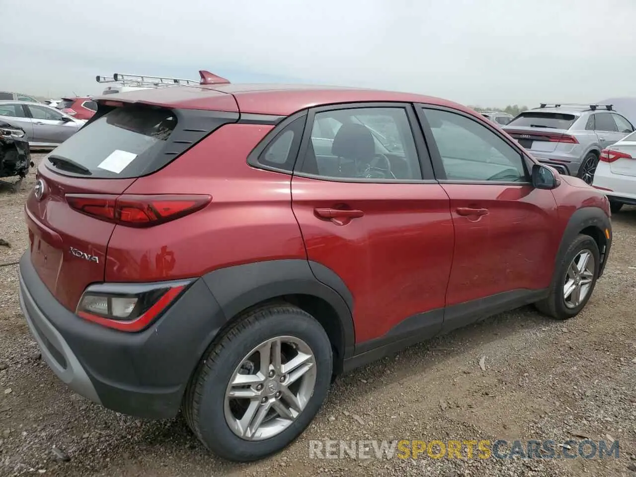 3 Photograph of a damaged car KM8K22AB0PU038423 HYUNDAI KONA 2023