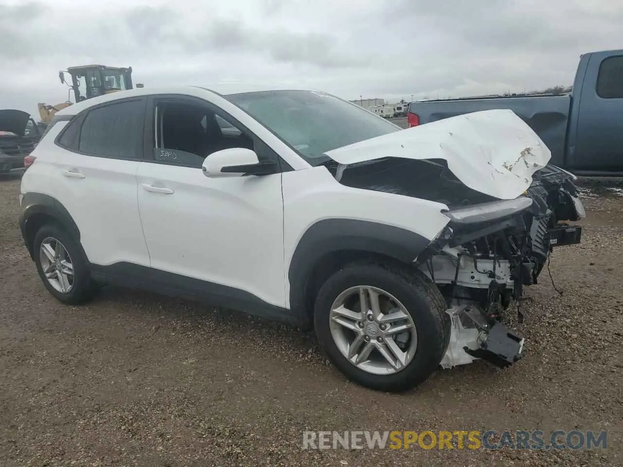 4 Photograph of a damaged car KM8K22AB4PU038831 HYUNDAI KONA 2023