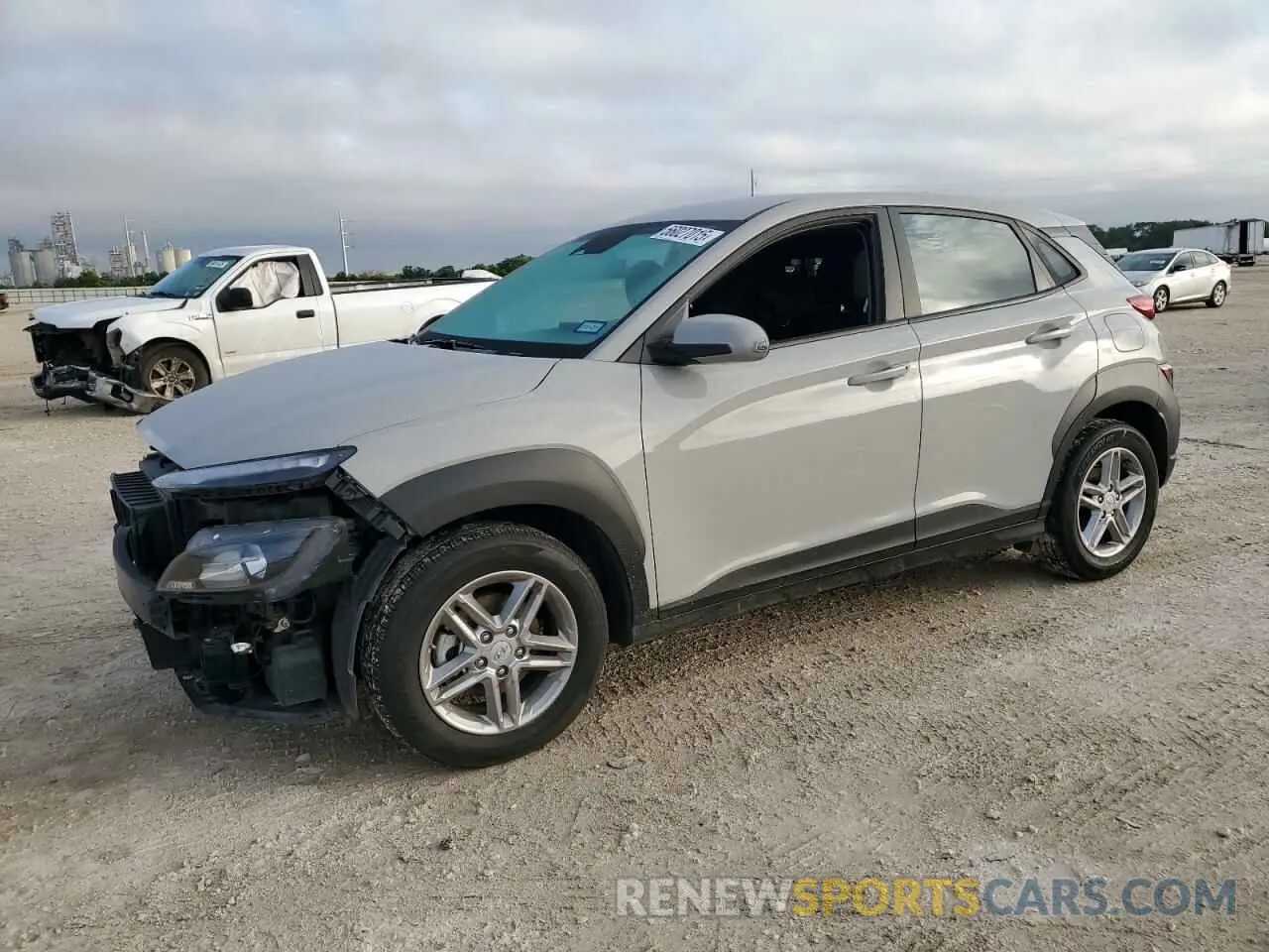 1 Photograph of a damaged car KM8K22AB5PU026400 HYUNDAI KONA 2023
