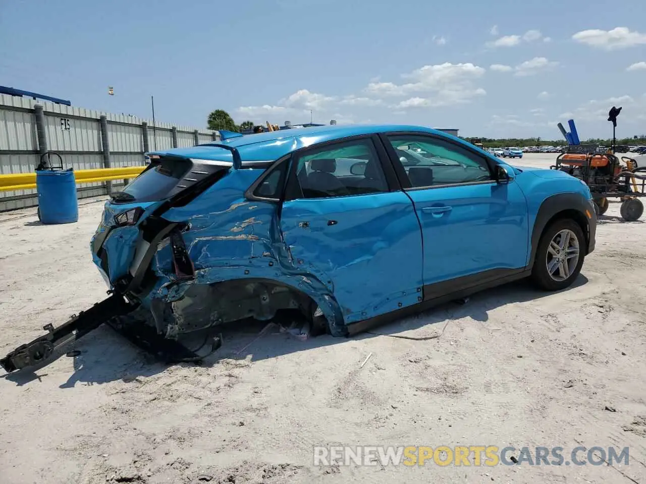 3 Photograph of a damaged car KM8K22AB8PU955903 HYUNDAI KONA 2023