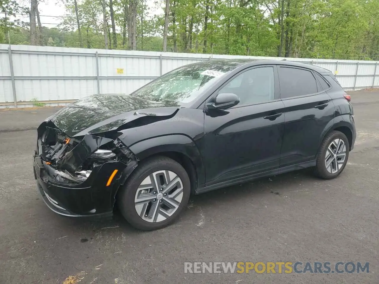 1 Photograph of a damaged car KM8K23AG1PU187215 HYUNDAI KONA 2023