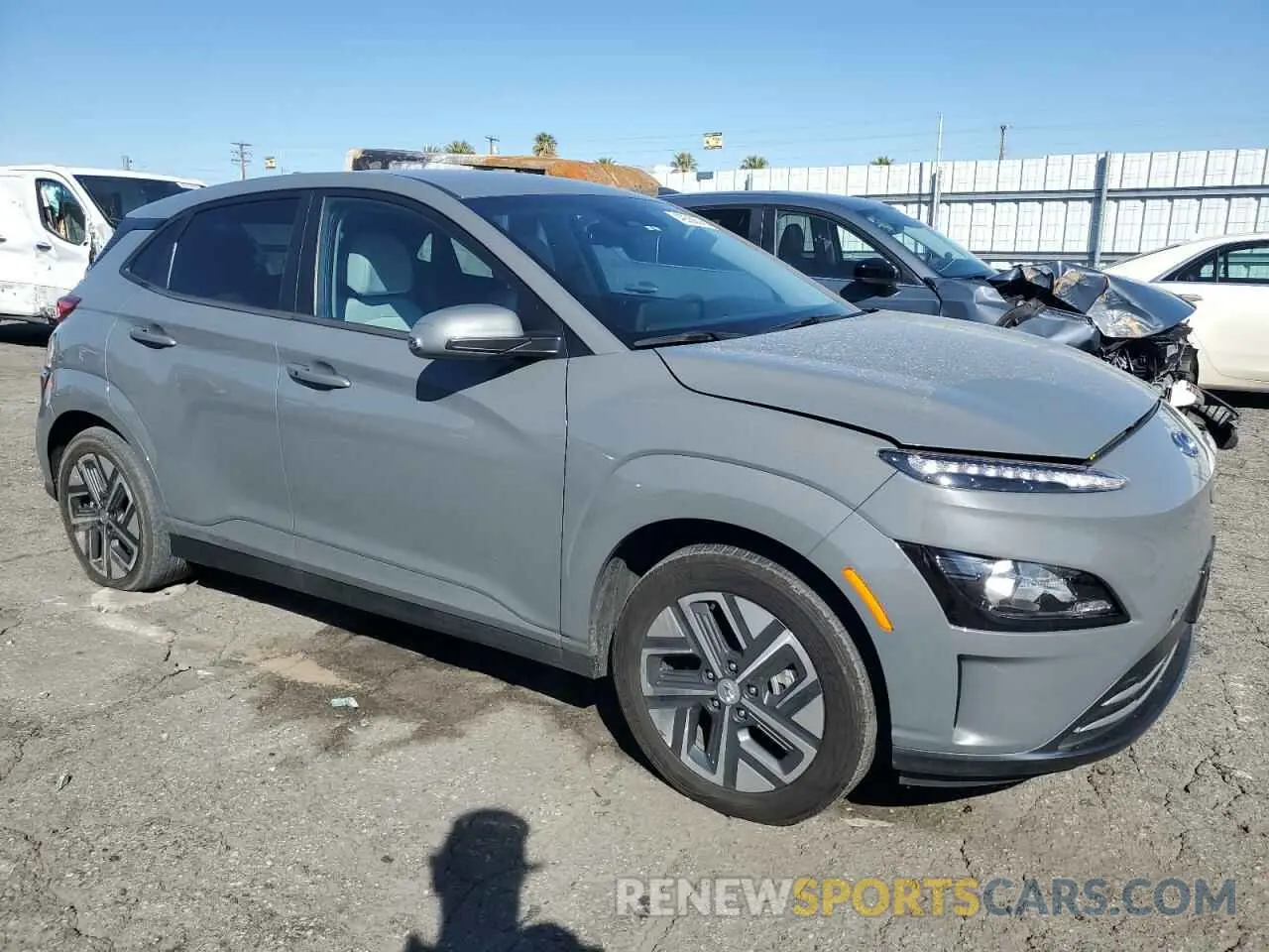 4 Photograph of a damaged car KM8K23AG3PU183909 HYUNDAI KONA 2023