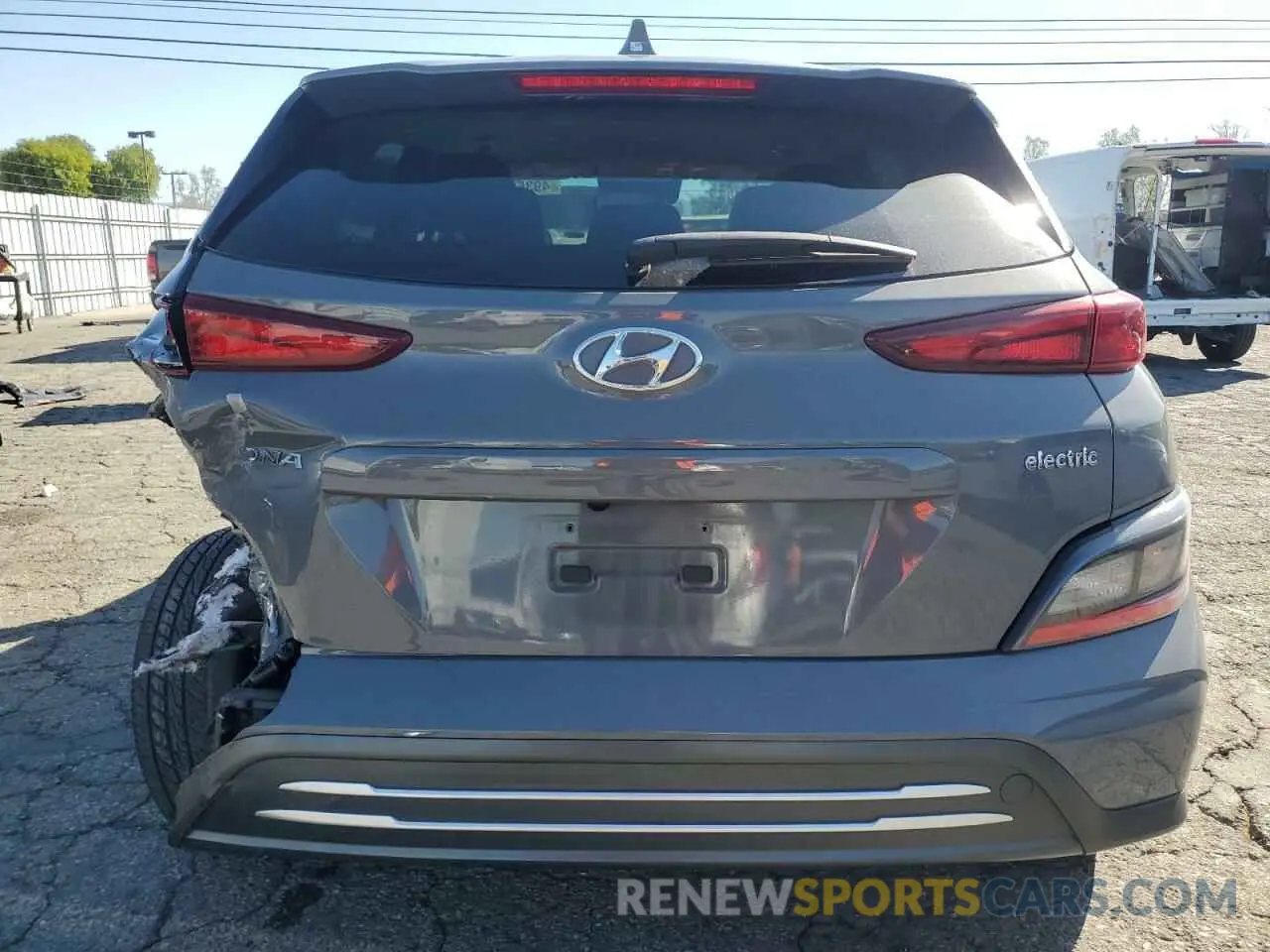6 Photograph of a damaged car KM8K23AG3PU183909 HYUNDAI KONA 2023