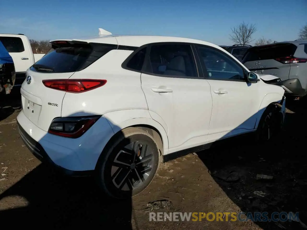 3 Photograph of a damaged car KM8K23AG3PU187460 HYUNDAI KONA 2023