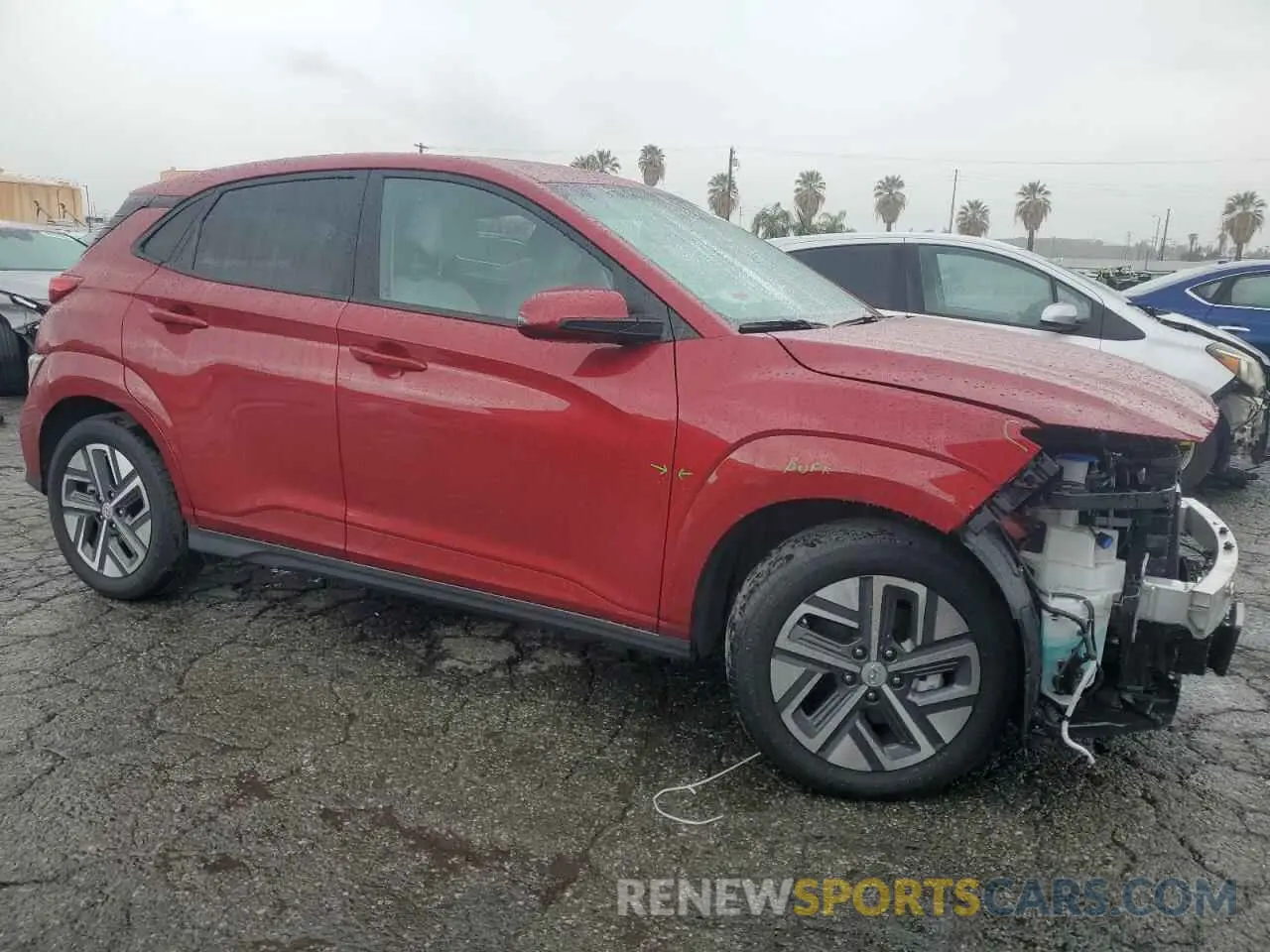 4 Photograph of a damaged car KM8K23AG4PU184339 HYUNDAI KONA 2023