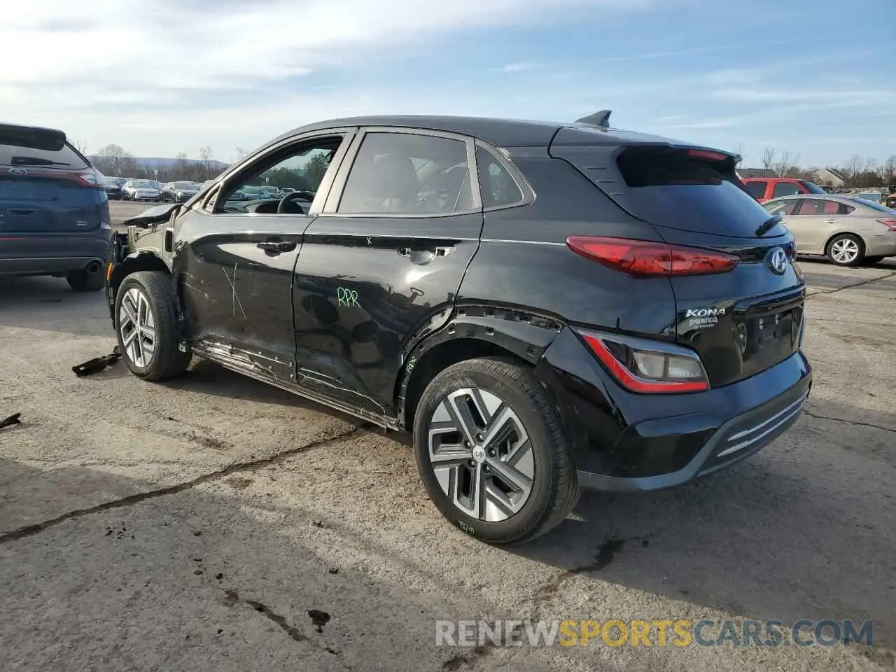 2 Photograph of a damaged car KM8K23AG5PU167775 HYUNDAI KONA 2023