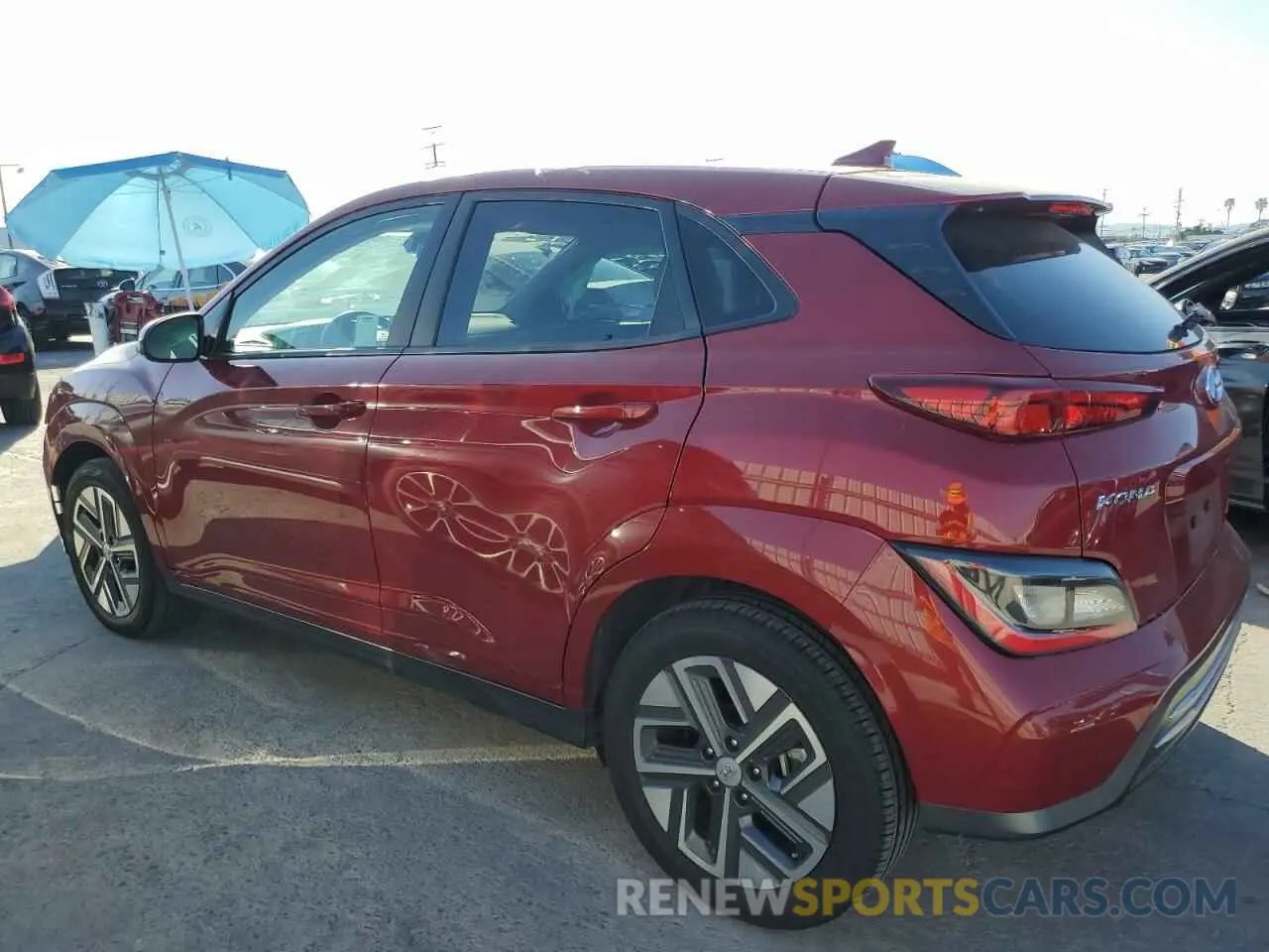 2 Photograph of a damaged car KM8K23AG5PU184477 HYUNDAI KONA 2023