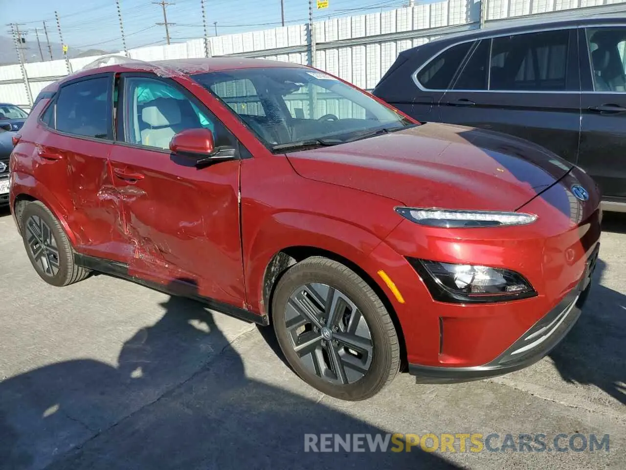 4 Photograph of a damaged car KM8K23AG5PU184477 HYUNDAI KONA 2023