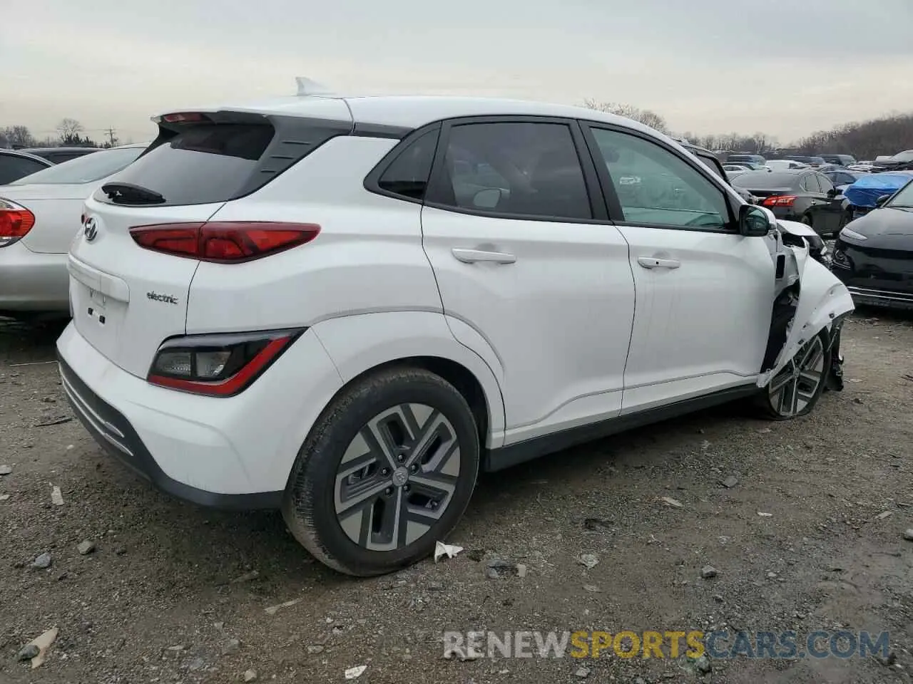 3 Photograph of a damaged car KM8K23AG5PU191400 HYUNDAI KONA 2023