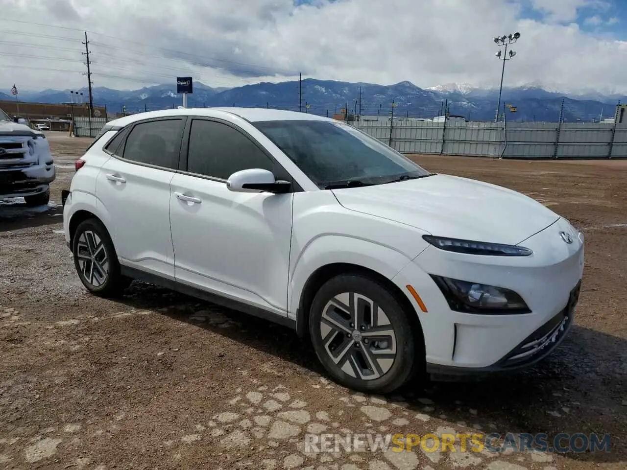 4 Photograph of a damaged car KM8K23AG6PU176694 HYUNDAI KONA 2023
