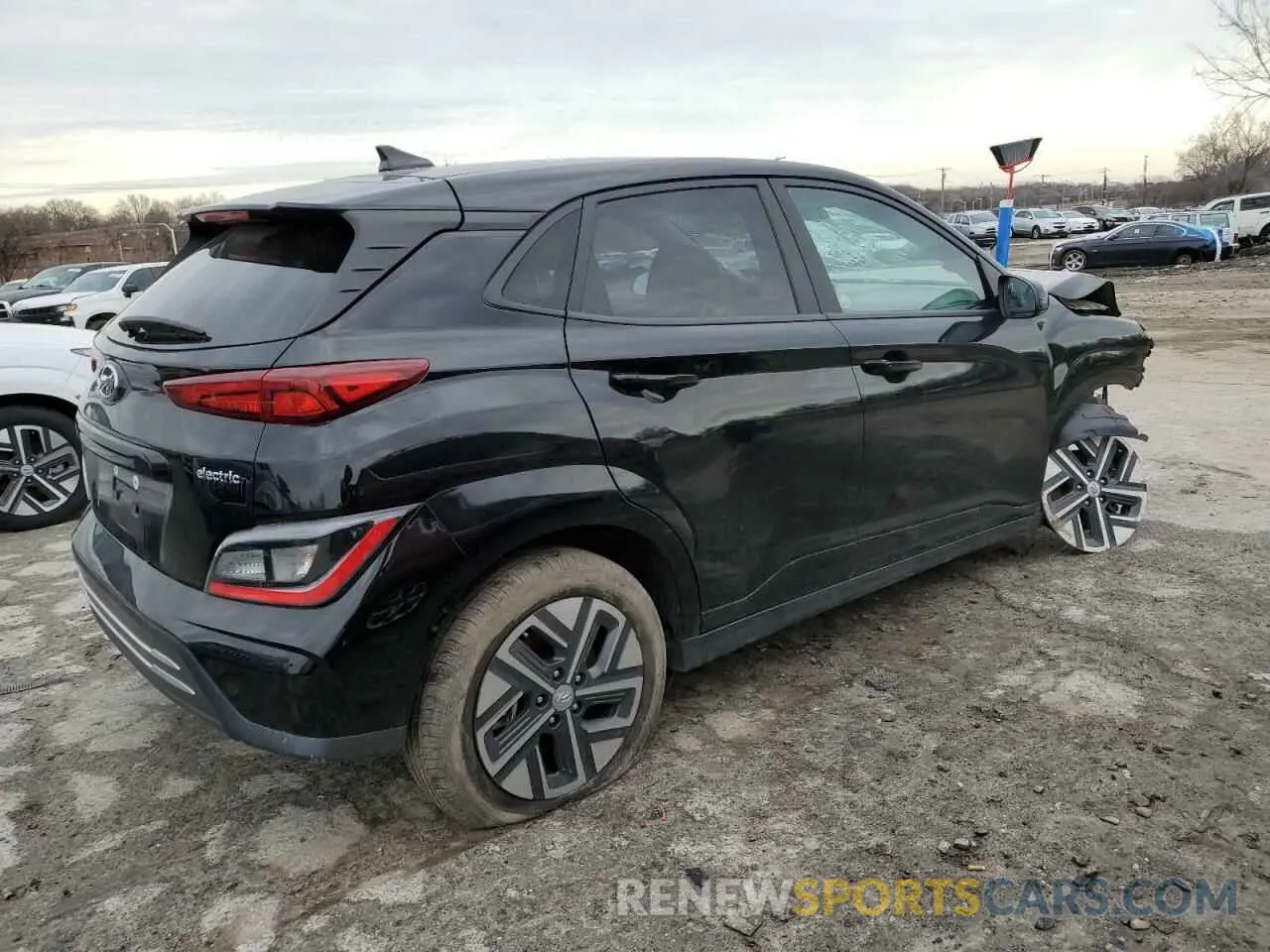 3 Photograph of a damaged car KM8K23AG6PU191437 HYUNDAI KONA 2023