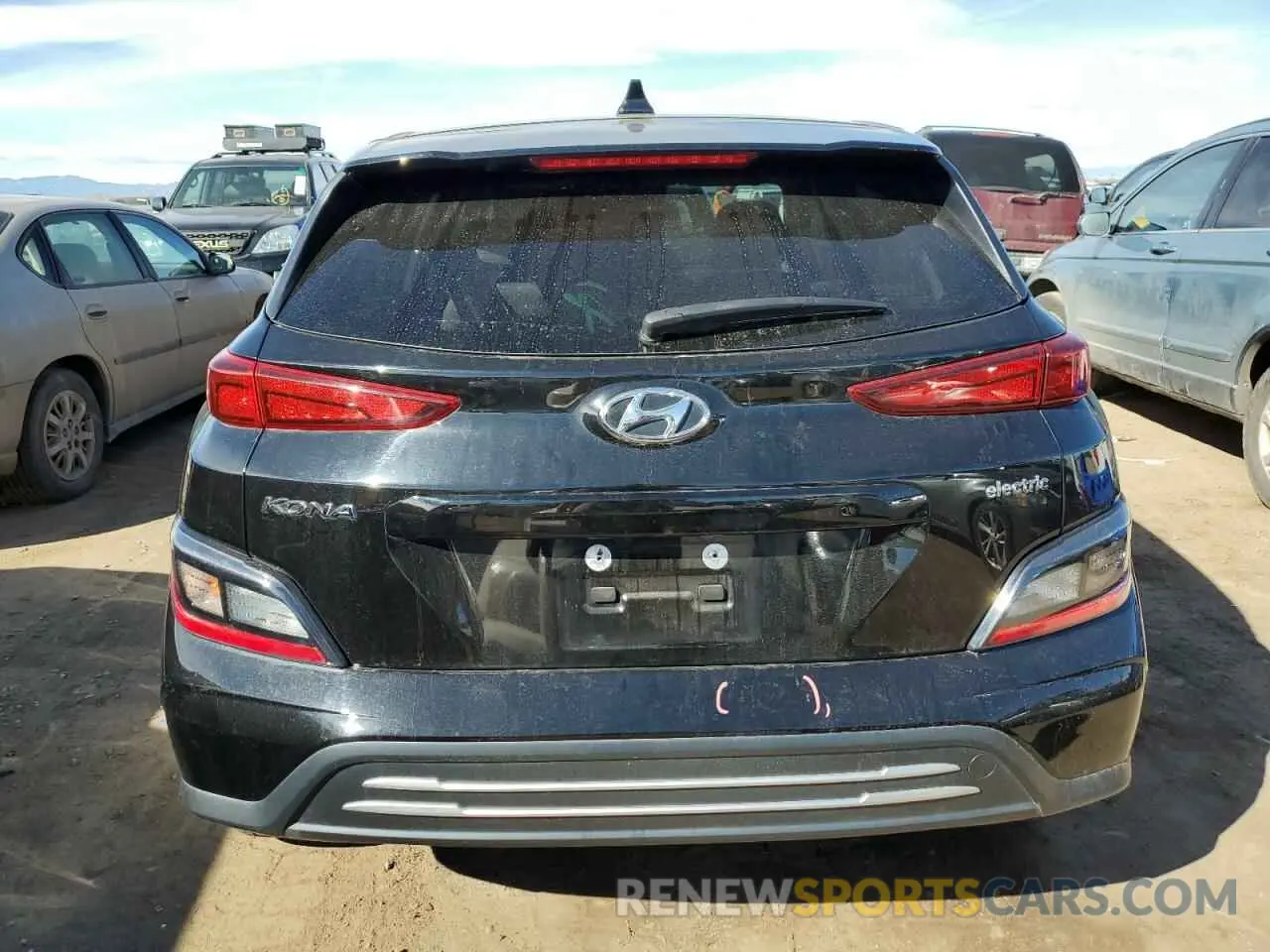 6 Photograph of a damaged car KM8K23AG7PU166756 HYUNDAI KONA 2023