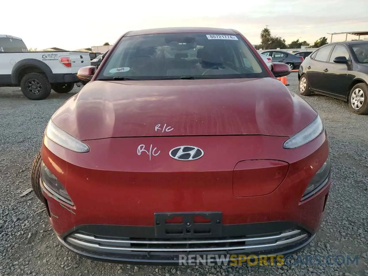 5 Photograph of a damaged car KM8K23AG7PU184917 HYUNDAI KONA 2023