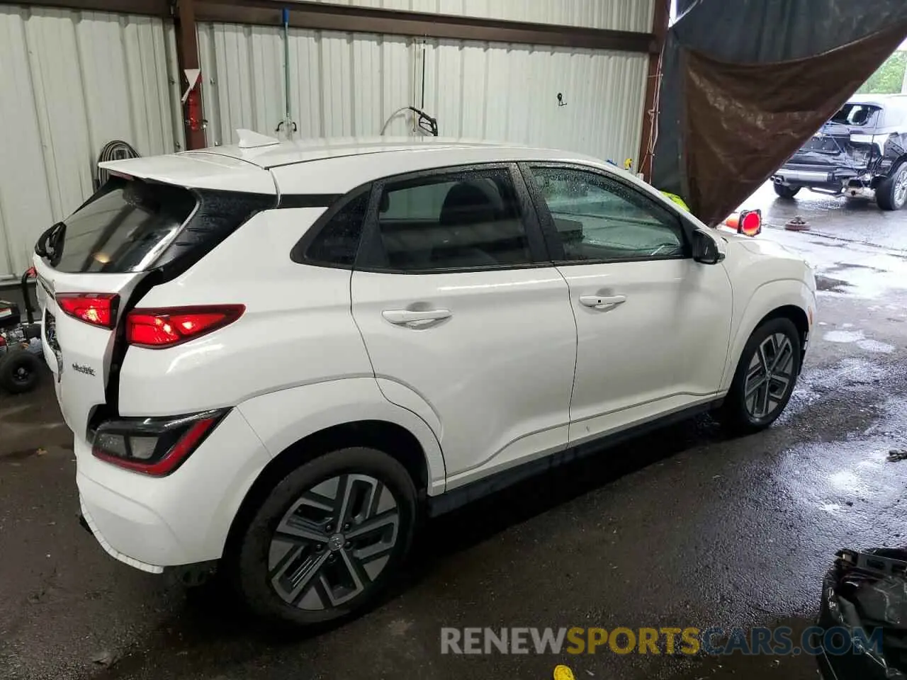 3 Photograph of a damaged car KM8K23AG7PU187459 HYUNDAI KONA 2023