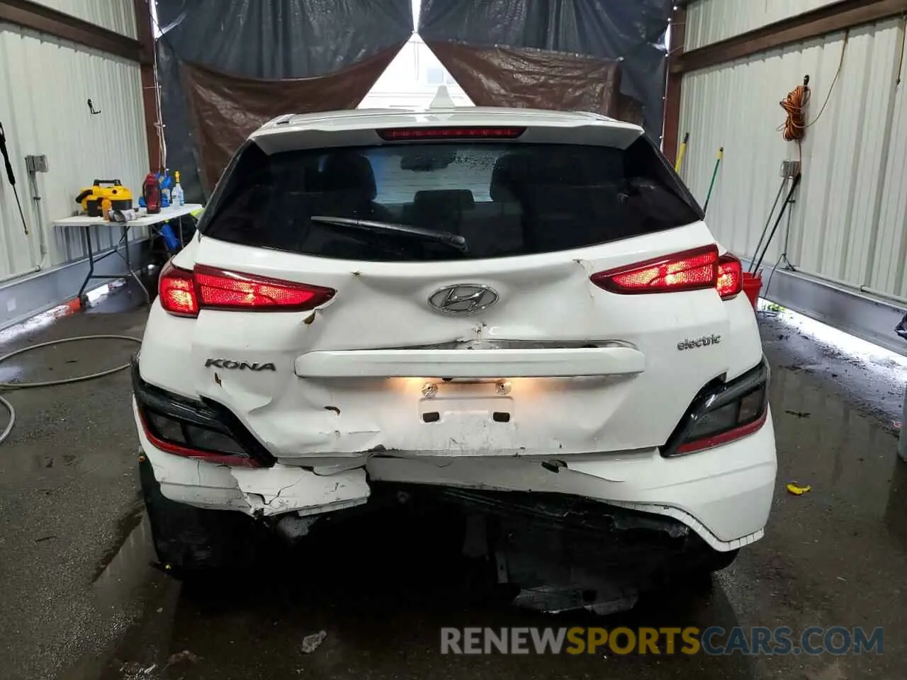 6 Photograph of a damaged car KM8K23AG7PU187459 HYUNDAI KONA 2023