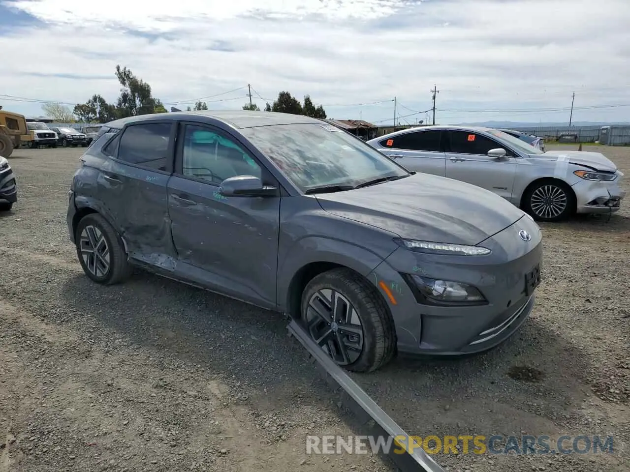4 Photograph of a damaged car KM8K23AG8PU178737 HYUNDAI KONA 2023