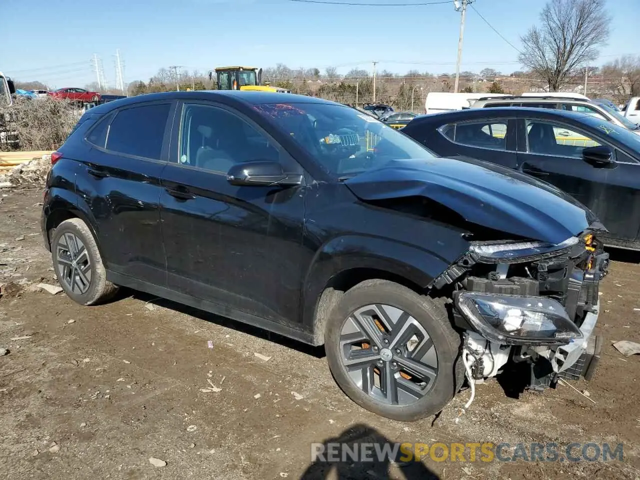 4 Photograph of a damaged car KM8K23AG8PU191651 HYUNDAI KONA 2023