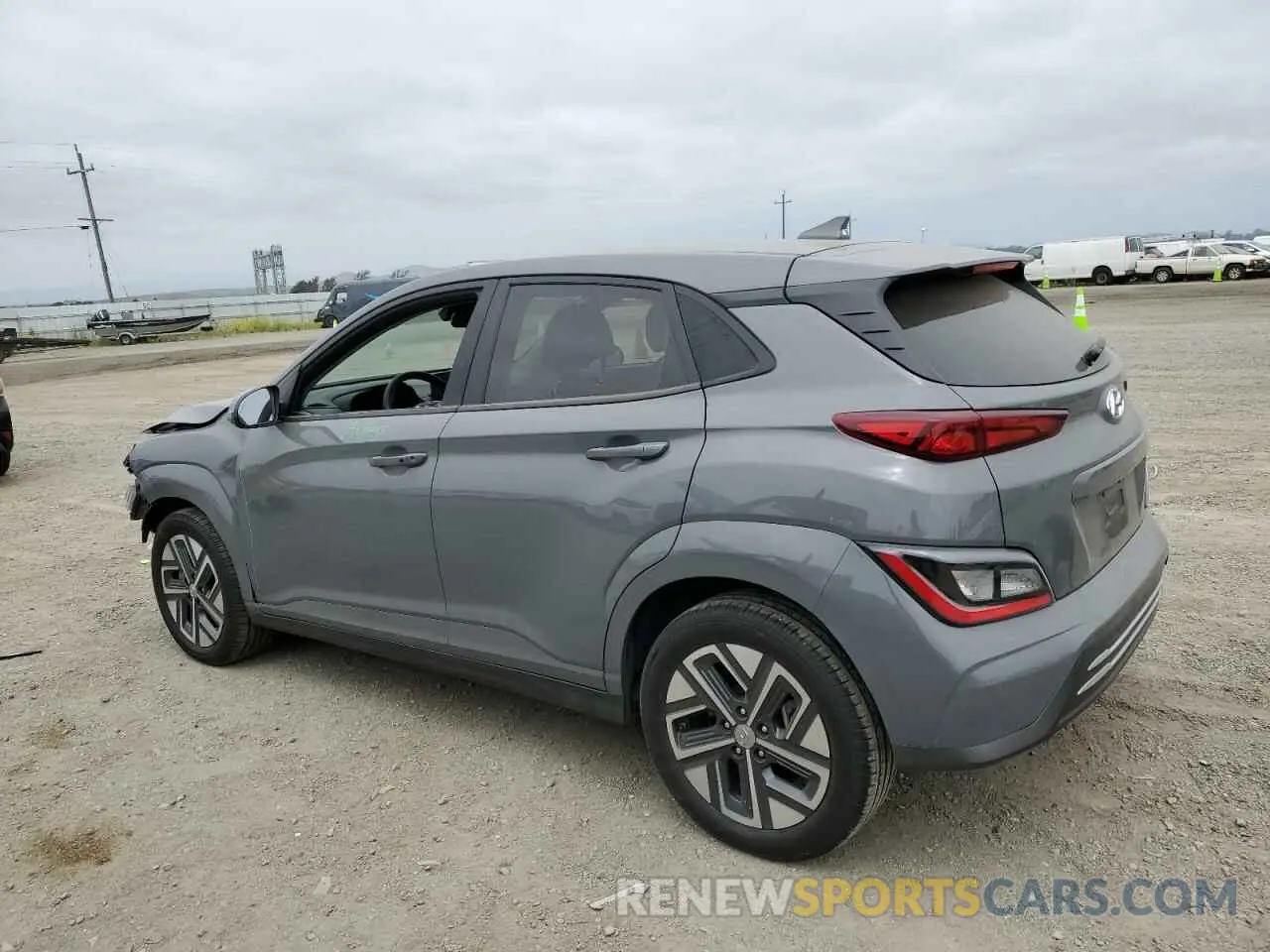 2 Photograph of a damaged car KM8K23AG9PU179329 HYUNDAI KONA 2023