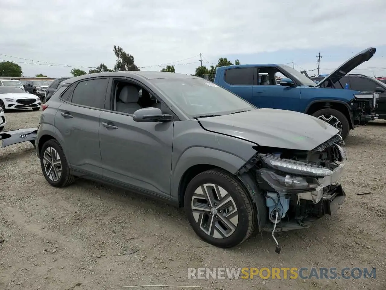 4 Photograph of a damaged car KM8K23AG9PU179329 HYUNDAI KONA 2023