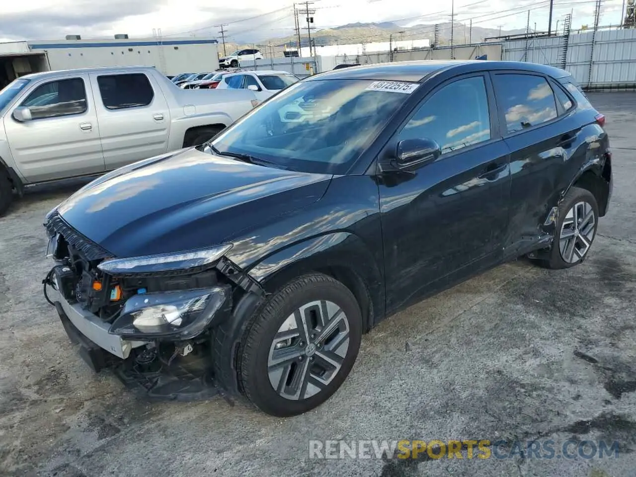 1 Photograph of a damaged car KM8K23AG9PU181646 HYUNDAI KONA 2023