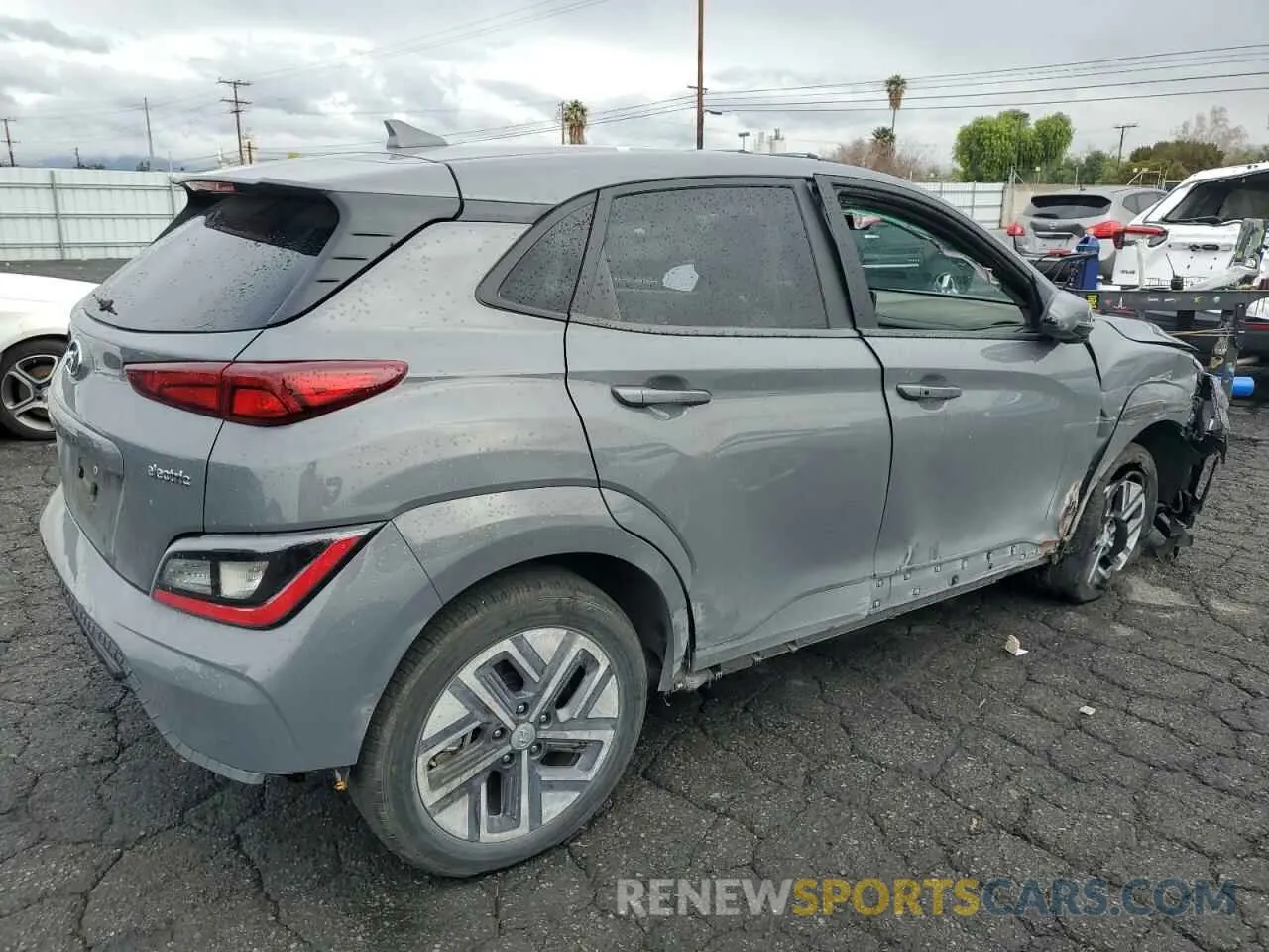 3 Photograph of a damaged car KM8K23AG9PU183722 HYUNDAI KONA 2023