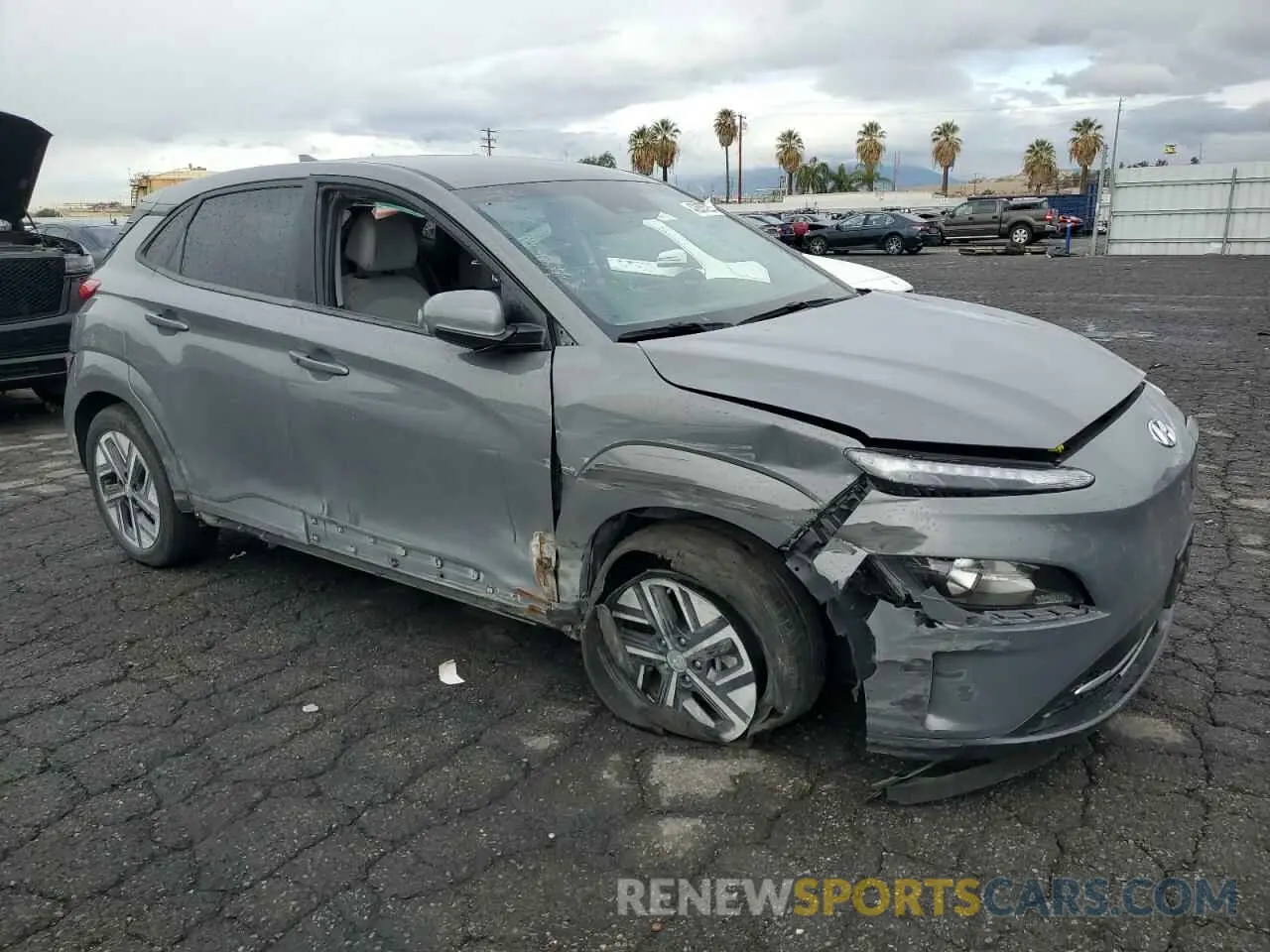 4 Photograph of a damaged car KM8K23AG9PU183722 HYUNDAI KONA 2023