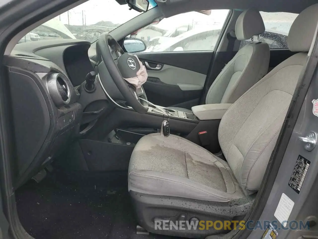 7 Photograph of a damaged car KM8K23AG9PU183722 HYUNDAI KONA 2023