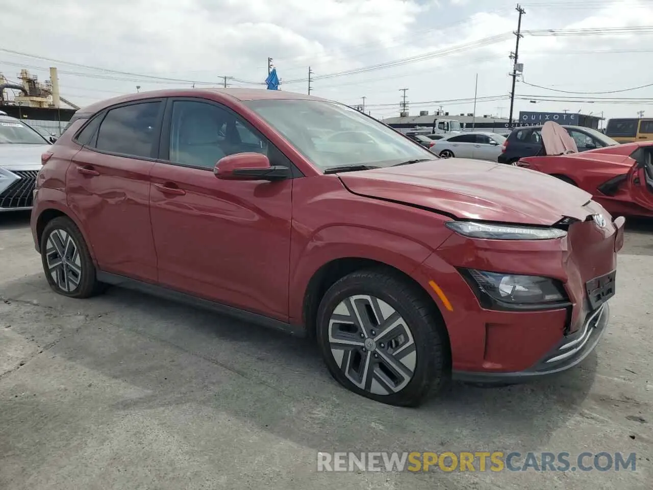 4 Photograph of a damaged car KM8K23AG9PU184403 HYUNDAI KONA 2023