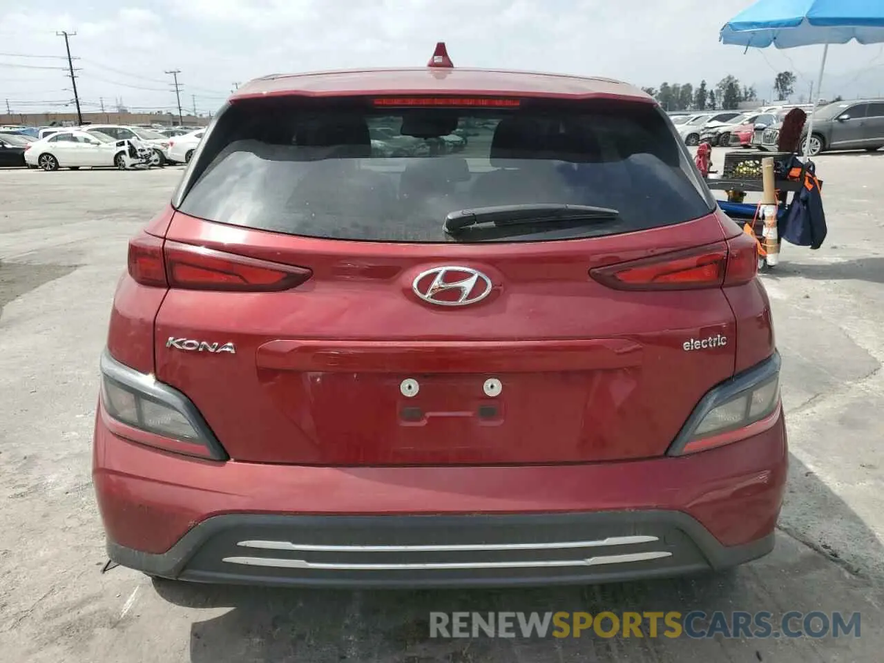 6 Photograph of a damaged car KM8K23AG9PU184403 HYUNDAI KONA 2023