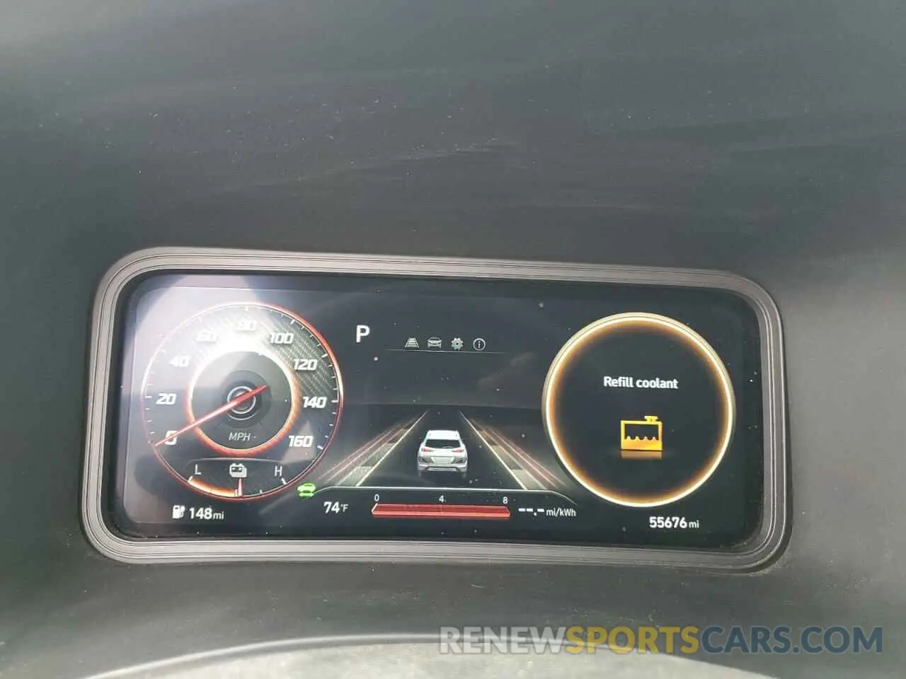 9 Photograph of a damaged car KM8K23AG9PU184403 HYUNDAI KONA 2023