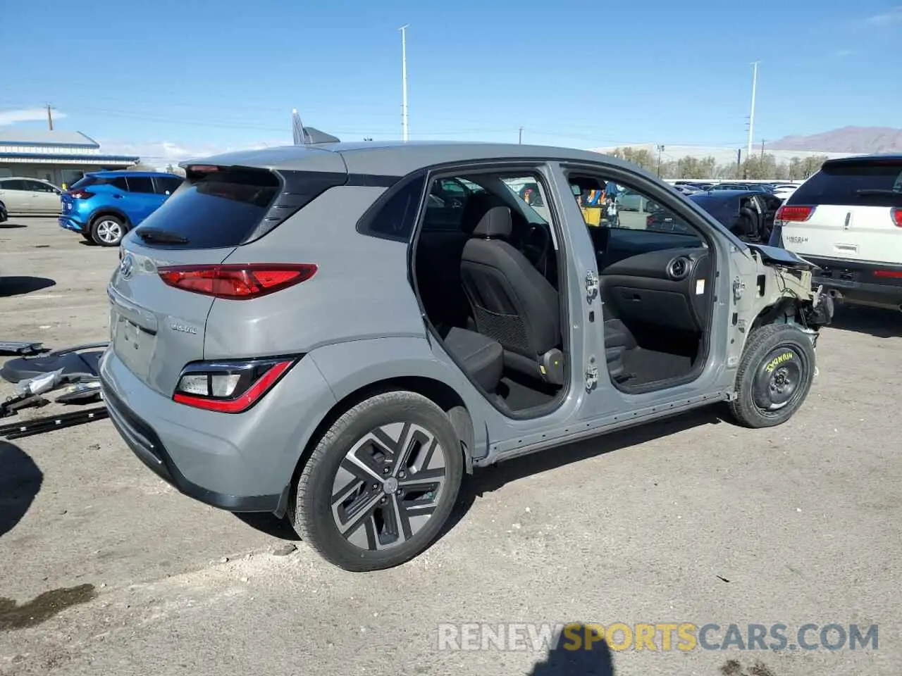3 Photograph of a damaged car KM8K23AGXPU167982 HYUNDAI KONA 2023