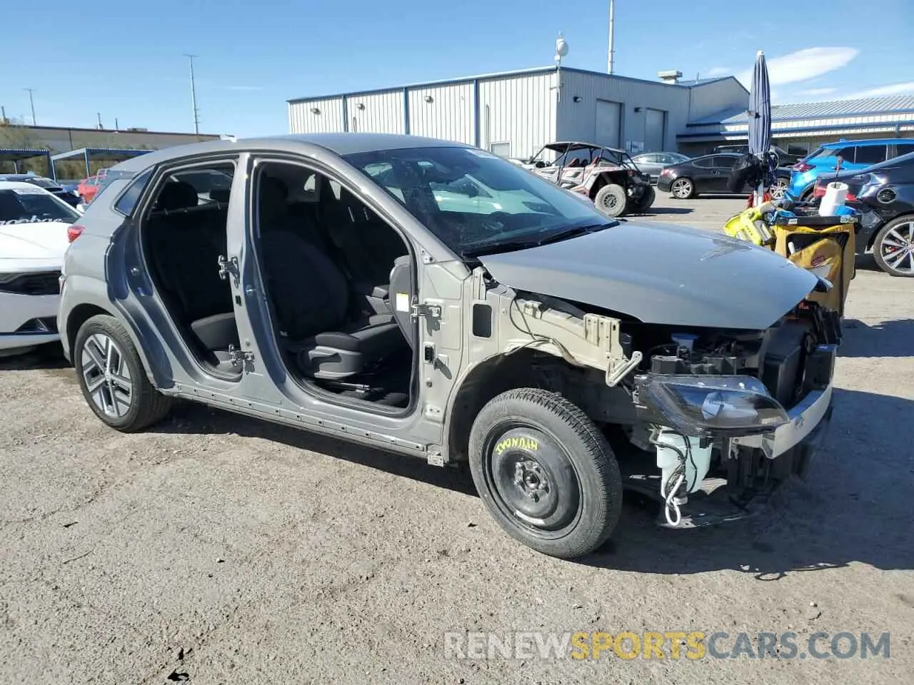 4 Photograph of a damaged car KM8K23AGXPU167982 HYUNDAI KONA 2023