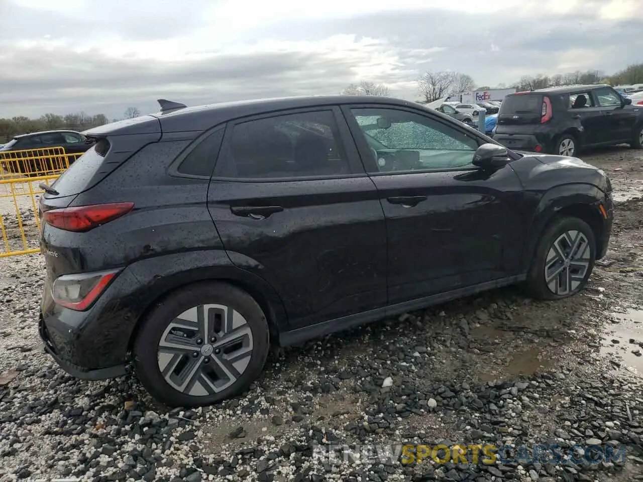 3 Photograph of a damaged car KM8K23AGXPU191490 HYUNDAI KONA 2023