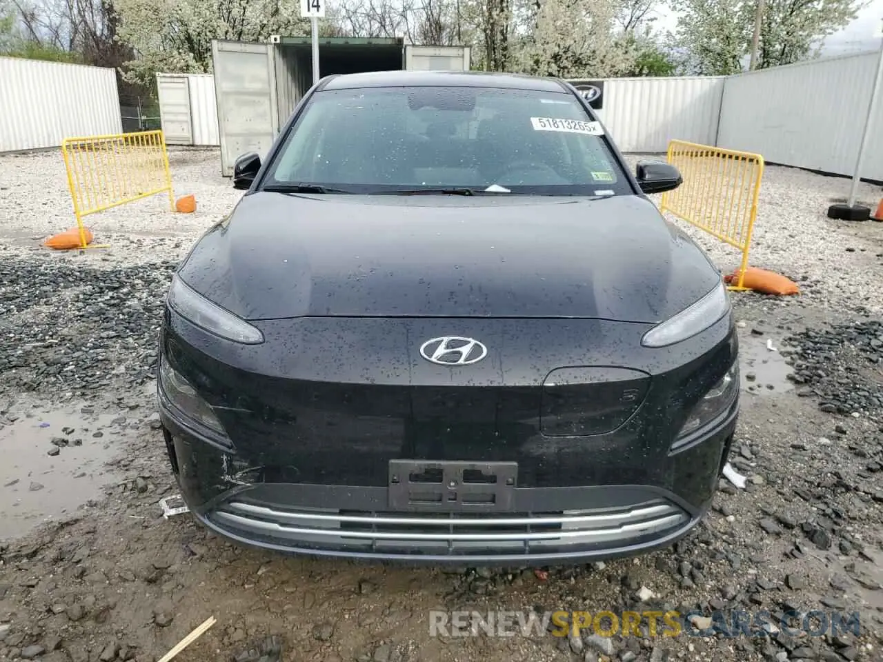 5 Photograph of a damaged car KM8K23AGXPU191490 HYUNDAI KONA 2023