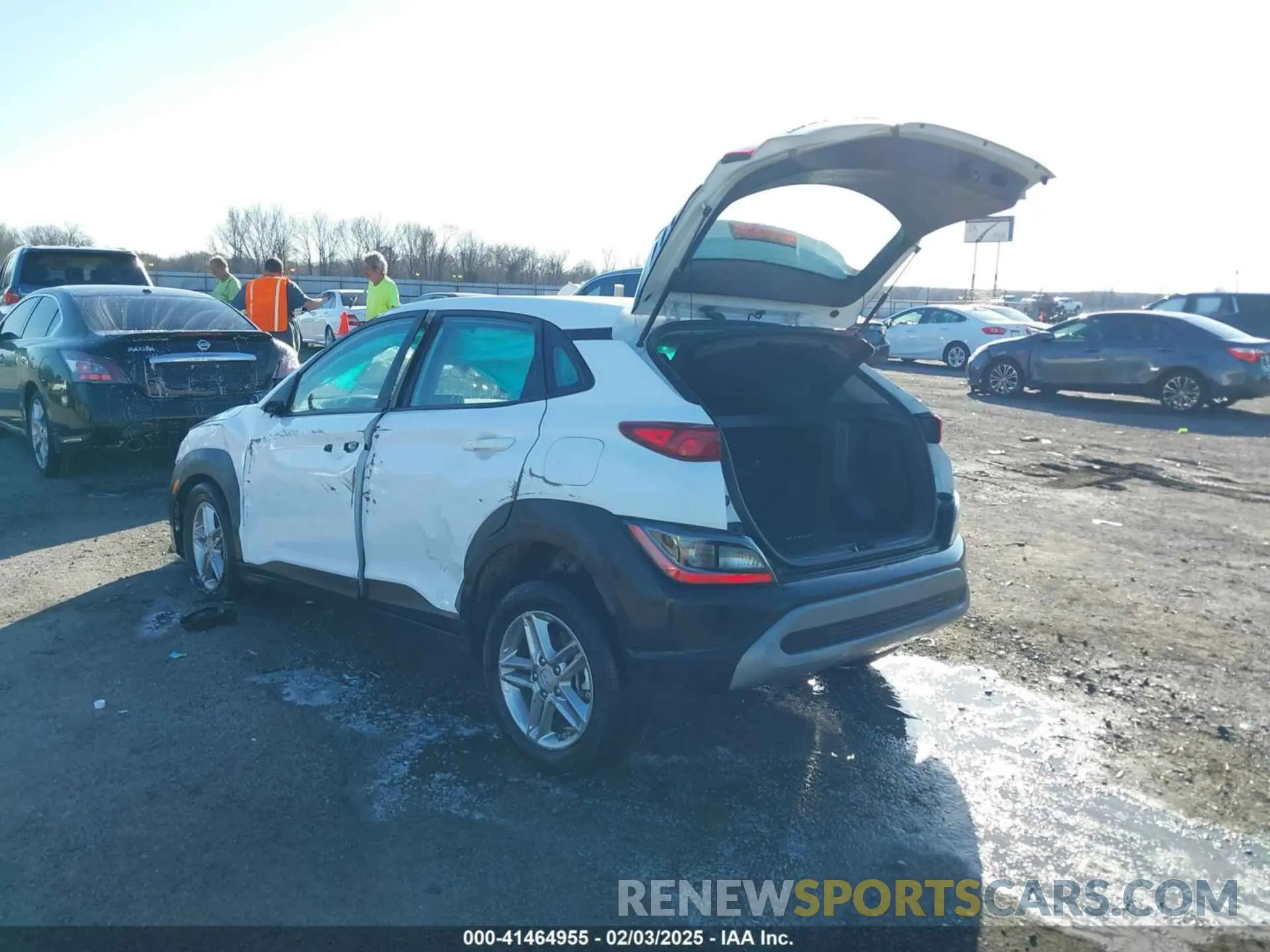 3 Photograph of a damaged car KM8K2CAB0PU061691 HYUNDAI KONA 2023